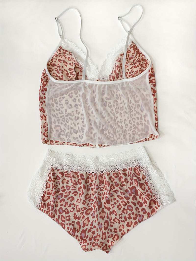 Conjunto de Pijama Sexy de Cetim - Romance e Conforto