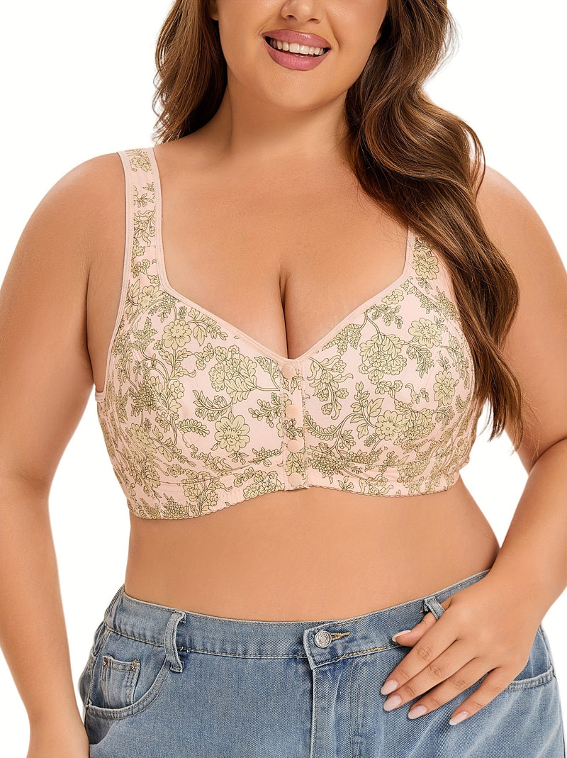 Bralette Floral Plus Size – Conforto e Delicadeza para Você se Sentir Livre e Linda G1 ao G6